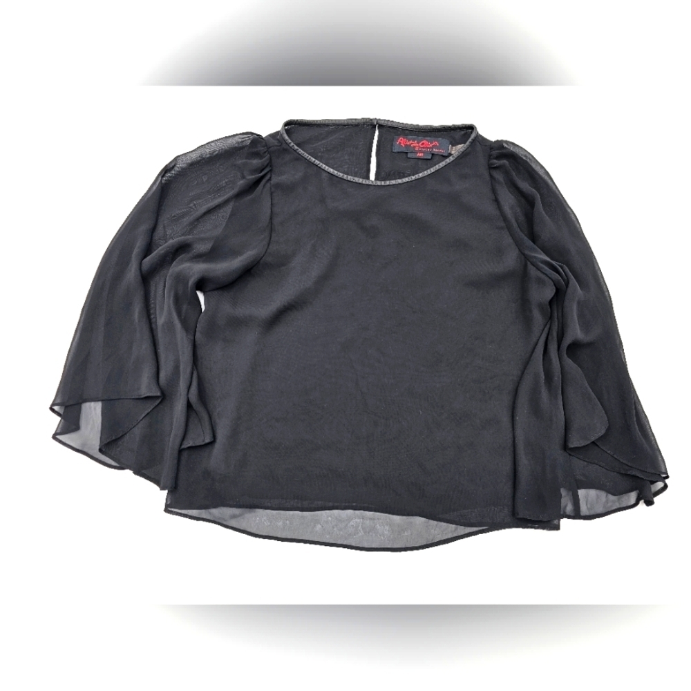 Alice and Olivia by Stacey Bendet Air sheer top blouse